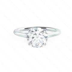 2 Carat Round Cut Diamond Engagement Ring for Women, Wedding Ring, Solitaire Ring