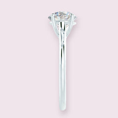 2 Carat Round Cut Diamond Engagement Ring for Women, Wedding Ring, Solitaire Ring