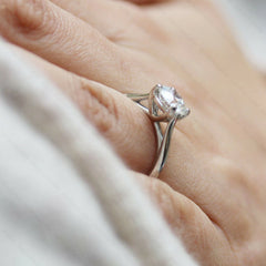 2 Carat Round Cut Diamond Engagement Ring for Women, Wedding Ring, Solitaire Ring
