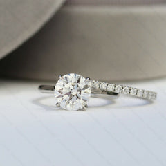2 Carat Round Cut Diamond Engagement Ring for Women, Wedding Ring, Solitaire Ring