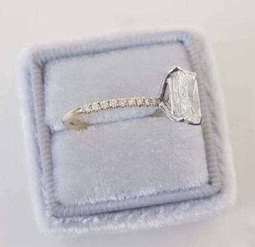 3 Carat Radiant Cut Diamond Engagement Ring for Women, Wedding Ring, Christmas Gifts, Handmade Ring