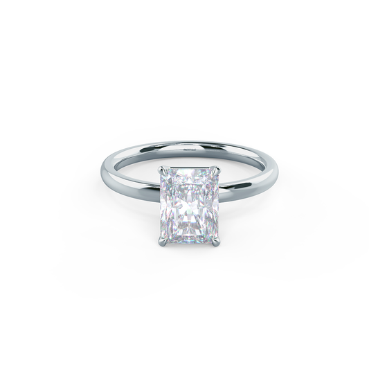 2.5 Carat Radiant Cut Diamond Engagement Ring for Women, Solitaire Ring Wedding Ring, Handmade Ring