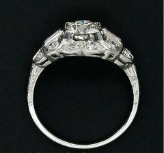 1.5 Carat Round Cut CVD Lab Grown Diamond Engagement Ring for Women, Christmas Gifts, Wedding Ring