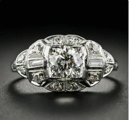 1.5 Carat Round Cut CVD Lab Grown Diamond Engagement Ring for Women, Christmas Gifts, Wedding Ring