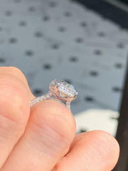 4 Carat Emerald Cut Diamond Engagement Rig for Women, Wedding Ring