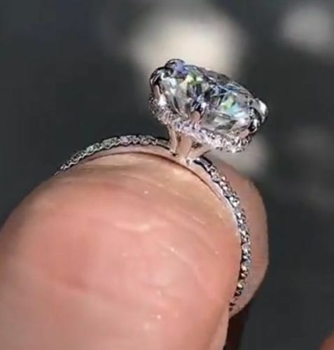 3 Carat Round Cut Diamond Engagement Ring for Women, Wedding Ring, Christmas Gifts
