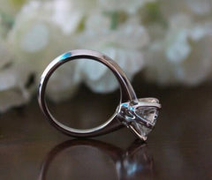 2.50 Carat Round Cut Diamond Engagement Ring For Women, Wedding Ring