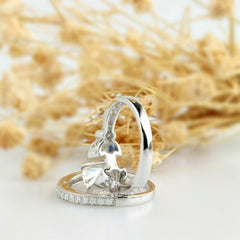 2 Carat Round Cut Diamond Engagement Ring For Women, Wedding Ring, Christmas Gifts, Bridal Set