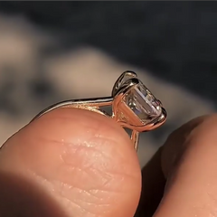 3 Carat Radiant Cut Diamond Engagement Ring for Women, Solitaire Ring, Wedding Ring