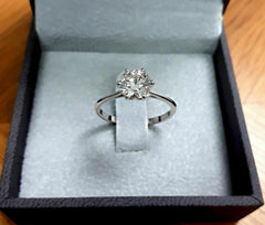 2.5 Carat Round Cut Diamond Engagement Ring for Women, Solitaire Ring, Wedding Ring, Christmas Gifts