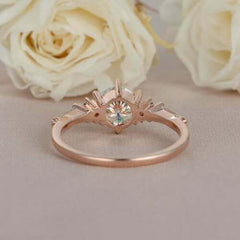 1.5 Carat Round Cut Diamond Engagement Ring for Women, Wedding Ring, Christmas Gifts