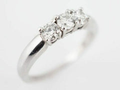 3 TCW Round Cut Diamond Engagement Ring for Women, Three Stone Ring, Wedding Ring, Anniversary Gifts
