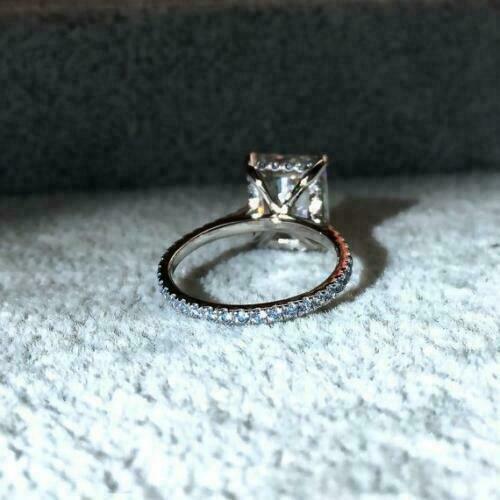2 Carat Radiant Cut Diamond Engagement Ring For Women, Bridal Set Wedding Ring, Christmas Gifts