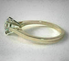 2.5 Carat Round Cut Diamond Engagement Ring for Women, Solitaire Ring, Wedding Ring