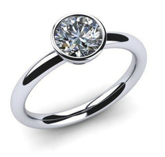 2.5 Carat Round Cut Diamond Engagement Ring for Women, Wedding Ring