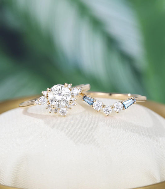 1 Carat Round Cut Diamond Engagement Ring For Women, Wedding Ring