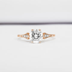 2 Carat Round Cut Diamond Engagement Ring for Women, Wedding Ring, Christmas Gifts