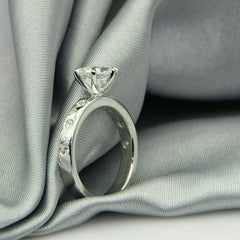 1.5 Carat Round Cut Diamond Engagement Ring For Women, Wedding Ring, Anniversary Gifts