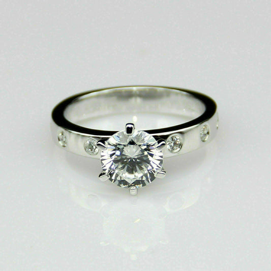 1.5 Carat Round Cut Diamond Engagement Ring For Women, Wedding Ring, Anniversary Gifts