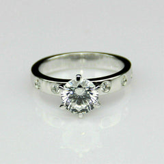 1.5 Carat Round Cut Diamond Engagement Ring For Women, Wedding Ring, Anniversary Gifts