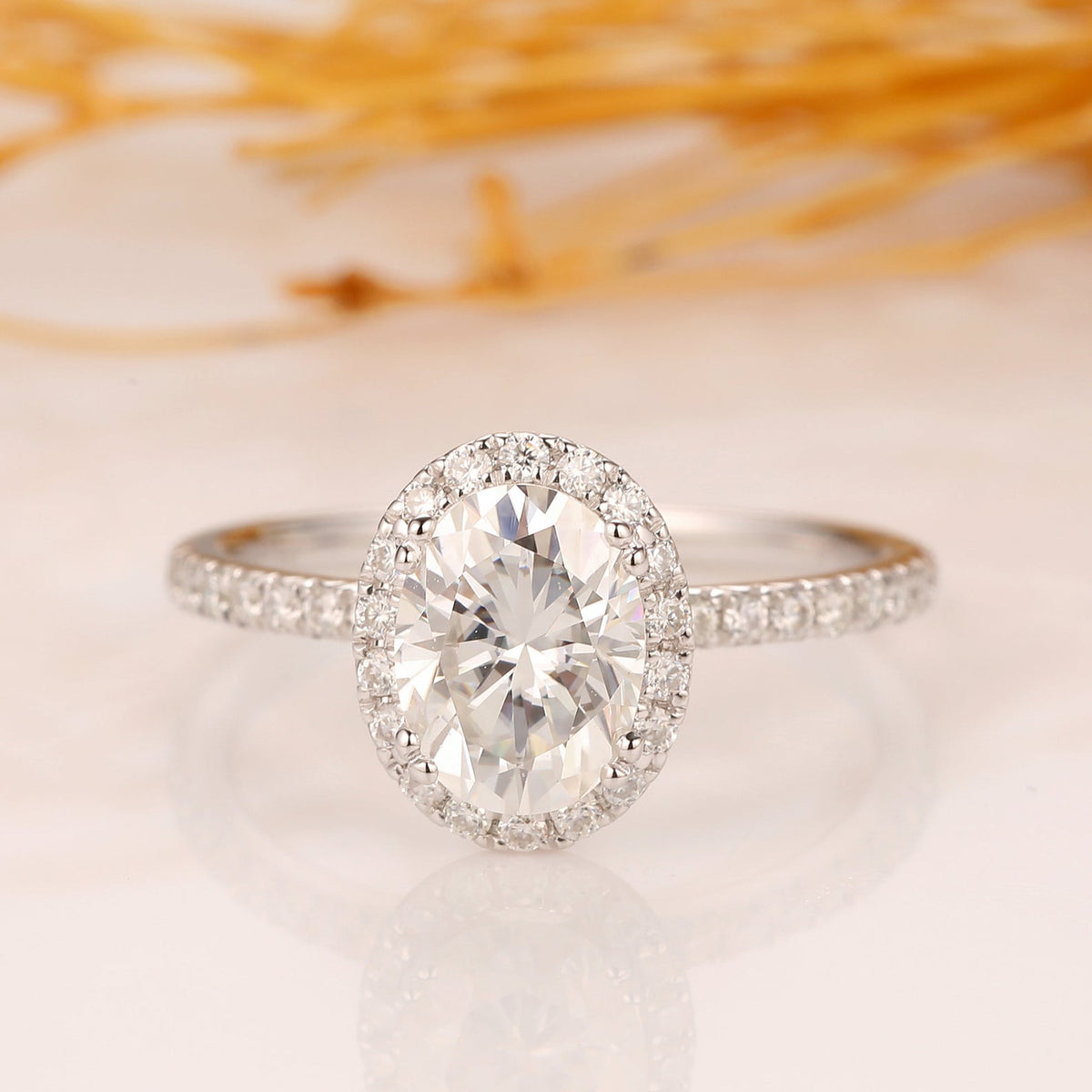 2.5 Carat Oval Cut Diamond Engagement Ring for Women, Wedding Ring, Anniversary Gifts