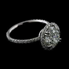 2.50 CT Round Cut Diamond Engagement Ring for Women, Wedding Ring, Christmas Gifts