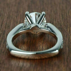 2.5 Carat Round Cut Diamond Engagement Ring For Women, Anniversary Gifts, Christmas Gifts, Wedding Ring