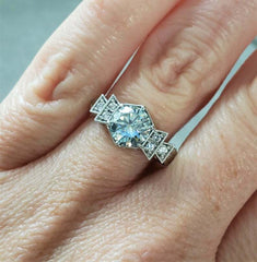 2 Carat Round Cut Diamond Engagement Ring For Women, Wedding Ring, Anniversary Gifts