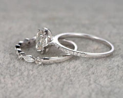 2 Carat Round Cut Diamond Engagement Ring for Women, Wedding Ring, Bridal Set Ring, Anniversary Gifts