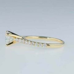 2 Carat Round Cut Diamond Engagement Ring for Women, Wedding Ring, Christmas Gifts