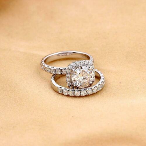 1.5 Carat Round Cut Diamond Engagement Ring for Women, Wedding Ring, Bridal Set Ring, Anniversary Gifts