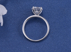 2.5 Carat Round Cut Diamond Engagement Ring for Women, Wedding Ring