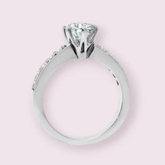 2 Carat Round Cut Diamond Engagement Ring For Women, Wedding Ring, Christmas Gifts