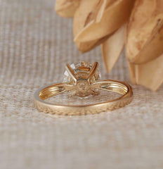 2.5 Carat Round Cut CVD Lab Grown Diamond Engagement Ring, Solitaire Wedding Ring, Christmas Gifts, Anniversary Gifts, Engagement Gifts