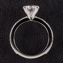 3 Carat Round Cut Diamond Engagement Ring for Women, Wedding Ring, Christmas Gifts