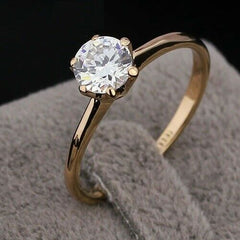 3 Carat Round Cut Diamond Engagement Ring for Women, Solitaire Ring, Wedding Ring, Christmas Gifts