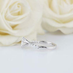 1.5 Carat Round Cut Diamond Engagement Ring for Women, Wedding Ring