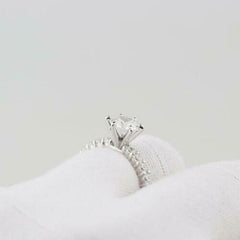 1.5 Carat Round Cut Diamond Engagement Ring for Women, Wedding Ring