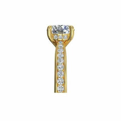 2.5 Carat Round Cut Diamond Engagement Ring for Women, Anniversary Gifts For Her, Wedding Ring
