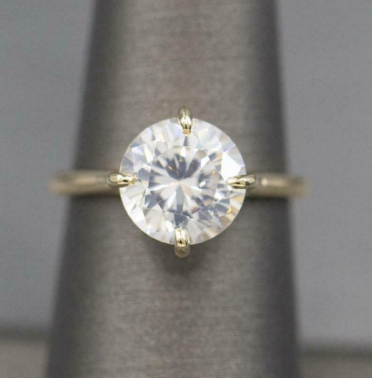 3 Carat Round Cut Diamond Engagement Ring for Women, Solitaire Ring, Wedding Ring