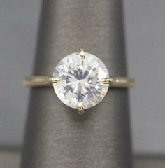 3 Carat Round Cut Diamond Engagement Ring for Women, Solitaire Ring, Wedding Ring