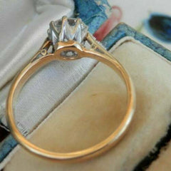 1.5 Carat Round Cut Diamond Engagement Ring For Women, Wedding Ring, Solitaire Ring, Handmade Ring