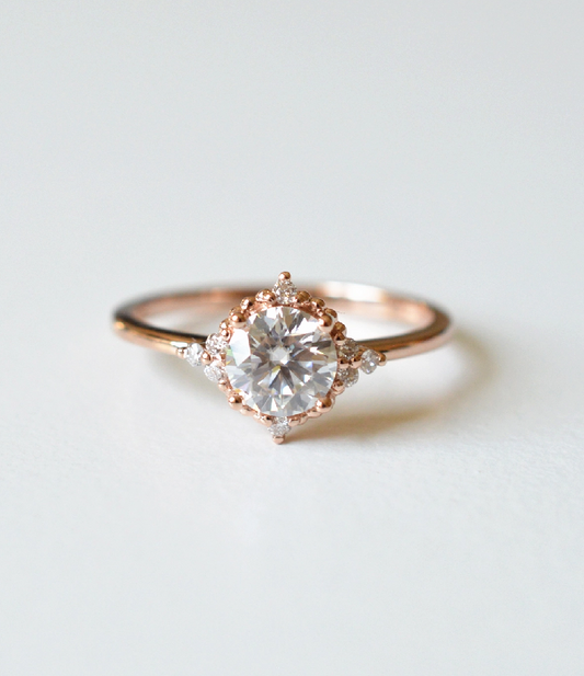 2 Carat Round Cut Diamond Engagement Ring for Women, Wedding Ring, Christmas Gifts
