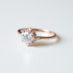 2 Carat Round Cut Diamond Engagement Ring for Women, Wedding Ring, Christmas Gifts