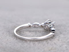 1 Carat Round Cut Diamond Engagement Ring for Women, Wedding Ring