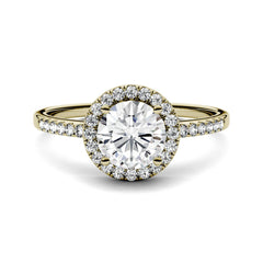 1.5 Carat Round Cut Diamond Engagement Ring For Women, Wedding Ring, Halo Engagement Ring
