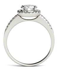 1.5 Carat Round Cut Diamond Engagement Ring For Women, Wedding Ring, Halo Engagement Ring