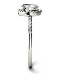 1.5 Carat Round Cut Diamond Engagement Ring For Women, Wedding Ring, Halo Engagement Ring
