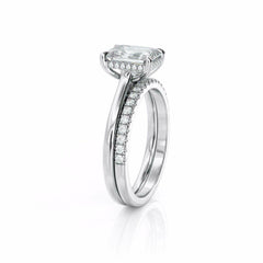 3 Carat Emerald Cut Diamond Engagement Ring For Women, Wedding Ring, Anniversary Gifts, Bridal Set Ring