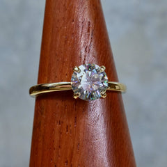 2 Carat Round Cut Diamond Engagement Ring for Women, Wedding Ring, Christmas Gifts, Anniversary Gifts